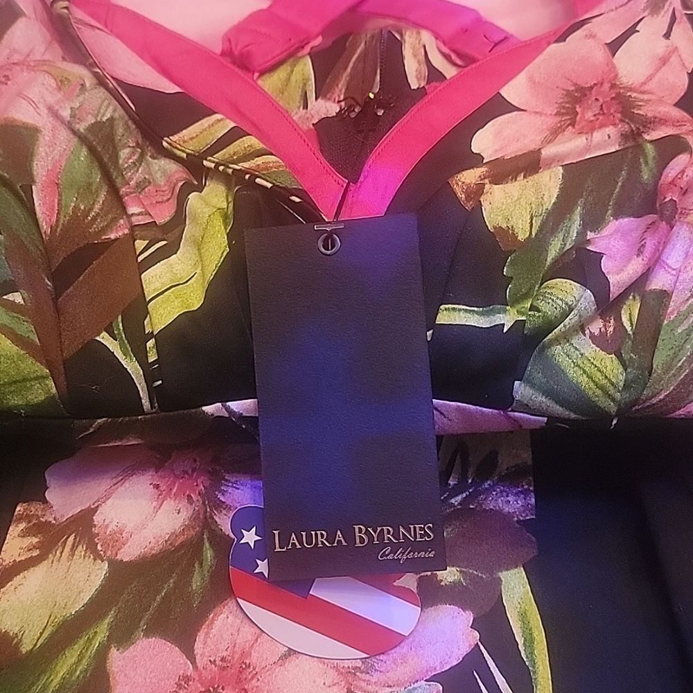 PUG Laura Byrnes Pele tropical dress with bolero NWT - Picture 5 of 10